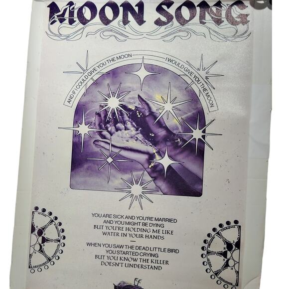 Phoebe Bridgers "Moon Song" Canvas Wall Art, Indie Music Print, 12x16" Unframed - Picture 1 of 4